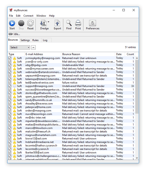 Windows 8 eMail Bounce Handler 3.8.6 full Windows 8 eMail Bounce Handler full