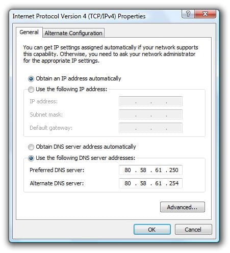 What Is My Primary And Secondary Dns Address