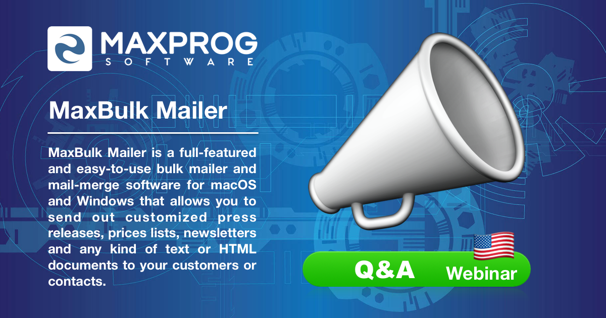 MaxBulk Mailer Q&A webinar summary