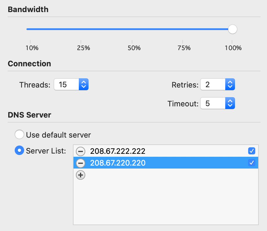 speed  when verifying a list of e-mail addresses